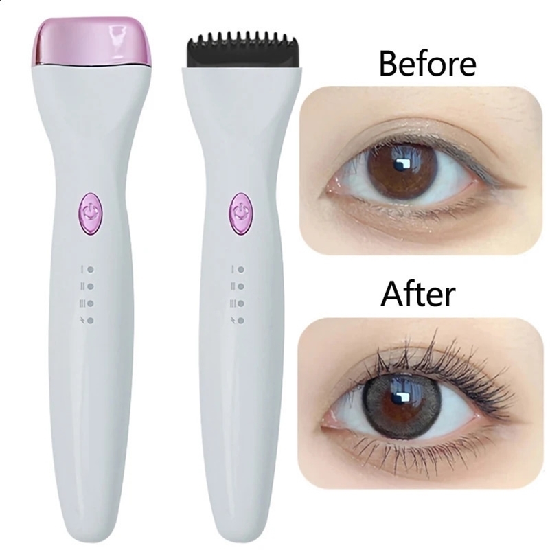 Heat Curling Electric Eyelash Curler Electric Heated Eyelash Grafting Long Lasting Eyelashes 250303i