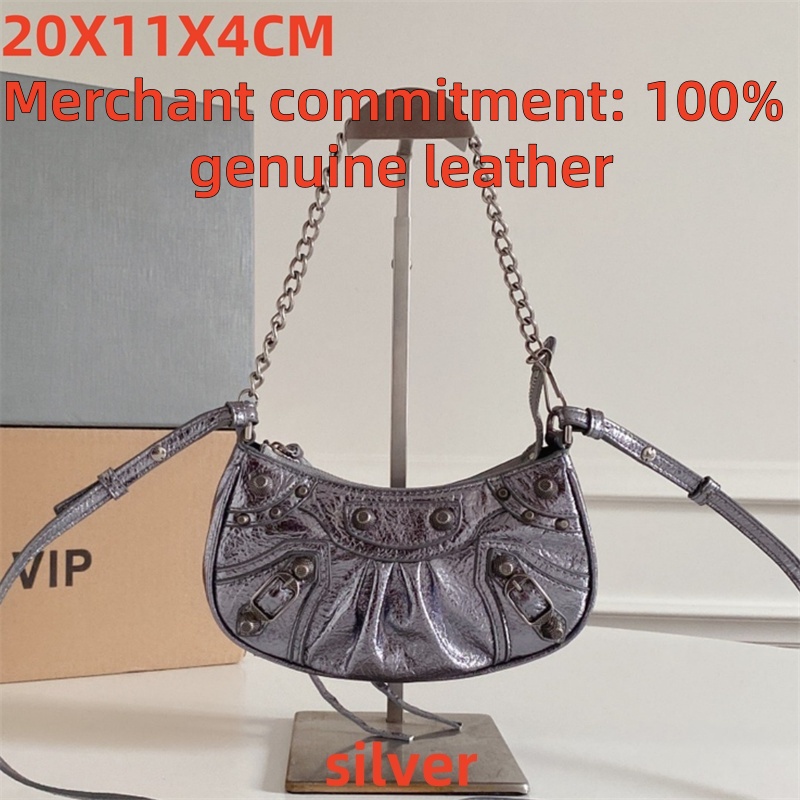 Le Cagole Motorcycle Bag Luxury Designer bags tote Womens mens genuine leather half moon bag fashion crossbody Shoulder Bag Top quality handbags Clu