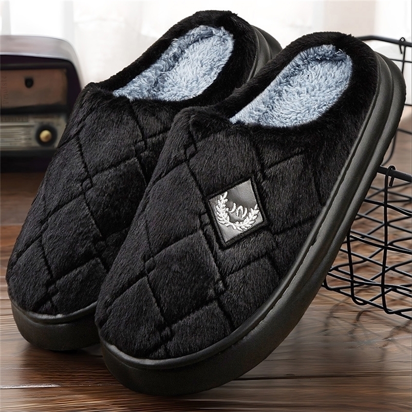 Mens House Slippers Furry Plaid cozy EVA Memory Foam Lightweight Casual Shoes Winter Warm Plush Nonslip Slippers big size250906ww1