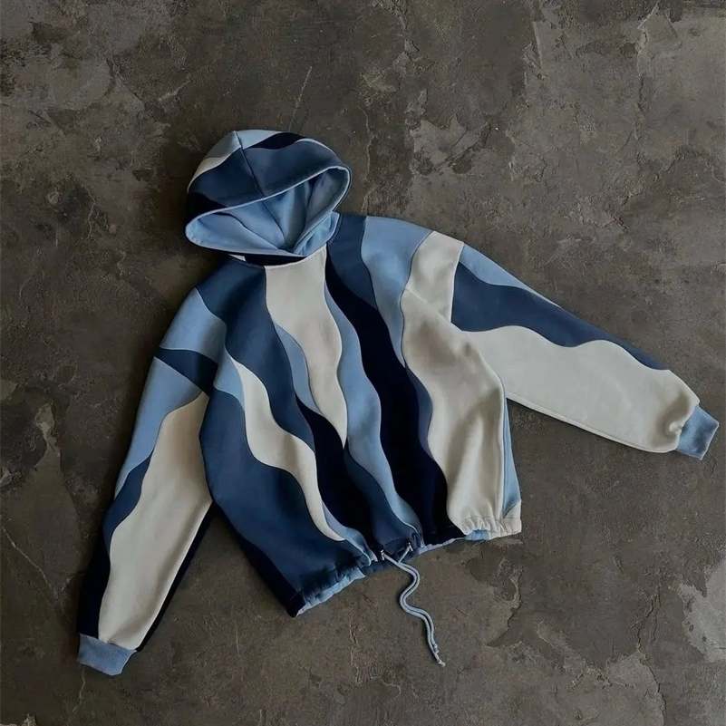 Fashion Oversized Patchwork Hoodies Men and Women Harajuku Hip hop Y2k Clothes Punk Goth Anime Hoodie Loose Streetwear 241116