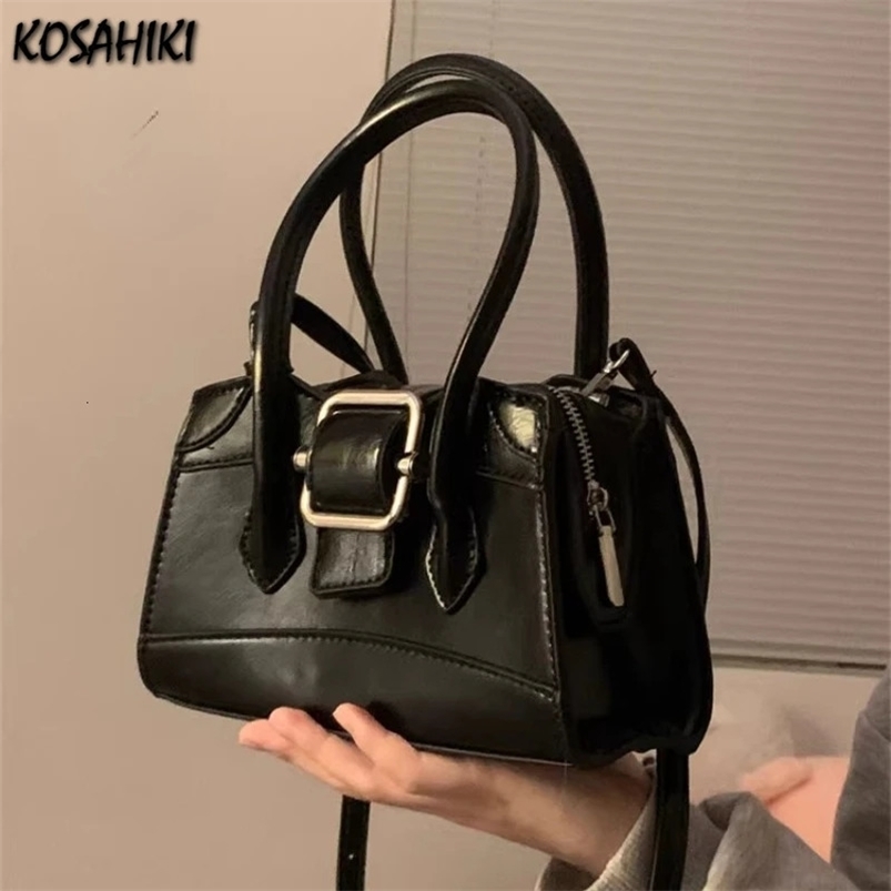Fashion Y2k Aesthetic Punk Shoulder Bag Streetwear Casual Vintage Womens Handbags Korean Office Lady All Match Crossbody Bags 240620