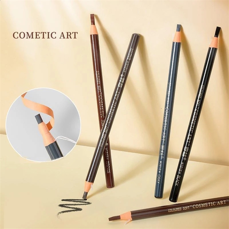 5 Eyebrow Pencil Tattoo Professional Bead Pencil 1818 Permanent Waterproof Art Coloring Makeup Enhancer Wholesale 240918