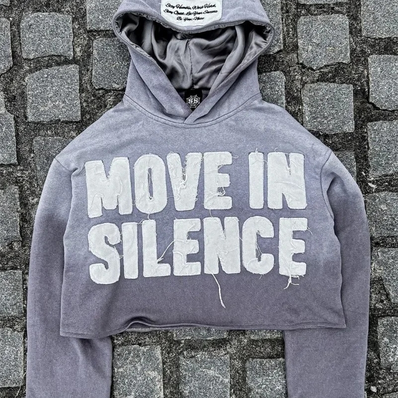 Letter Embroidery Fashionable Casual Loose Oversized Hoodie Men Y2k Gothic Punk Personality Hip-hop Rock Zipper Sweatshirt Women 250327