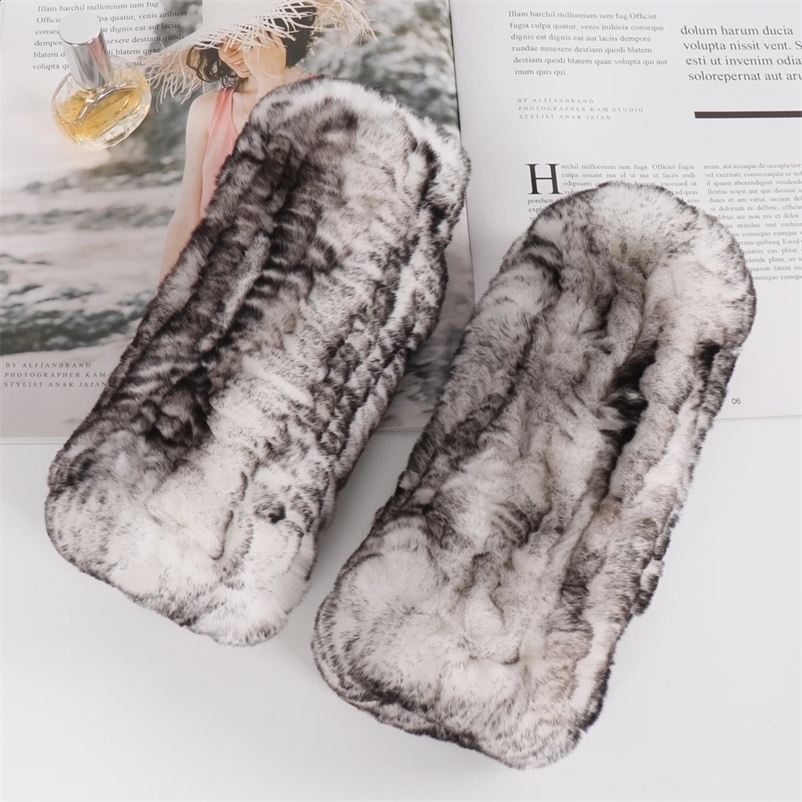 Winter girls natural Rex Rabbit fur gloves good elasticity hand knitted Rex Rabbit fur gloves ladies Real Rex Rabbit fur gloves 241206bj