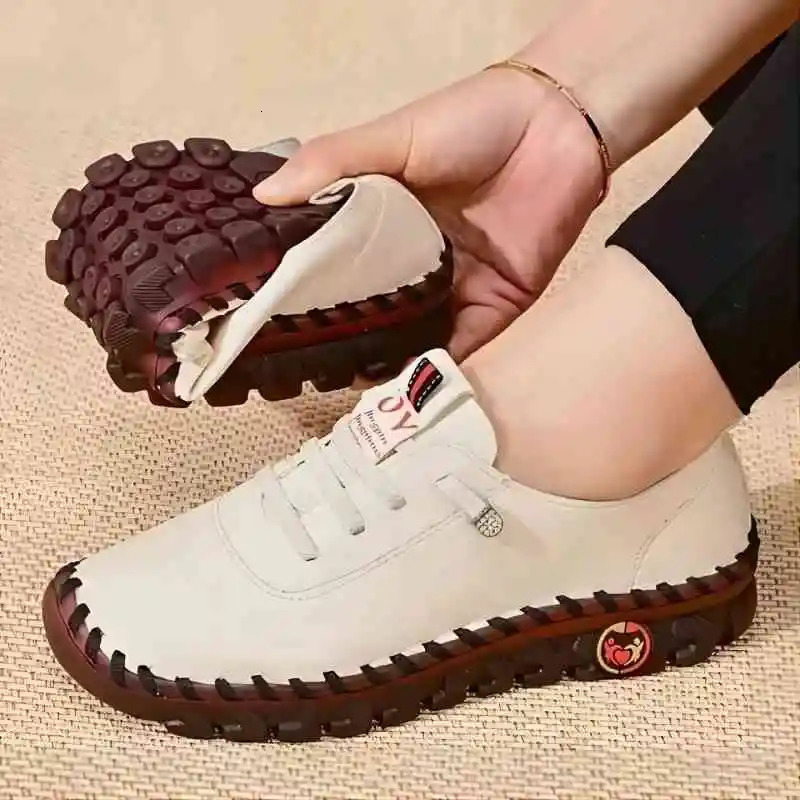 Spring and Summer soft-soled Roman Breathable Retro Stitching Muffin Bottom plus Size WOMENS Shoes Single 250809