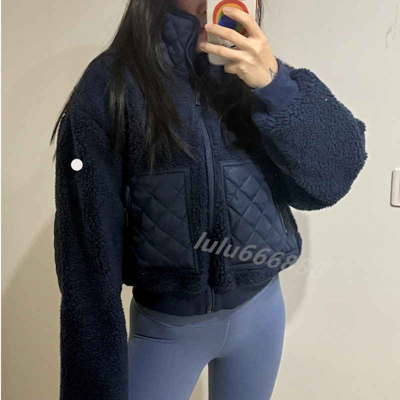 Designer jacket winter jacket parka womens jacket mens jacket winter outdoor fashion long sleeve Unisex Lamb wool short coat zipper swindproof parka