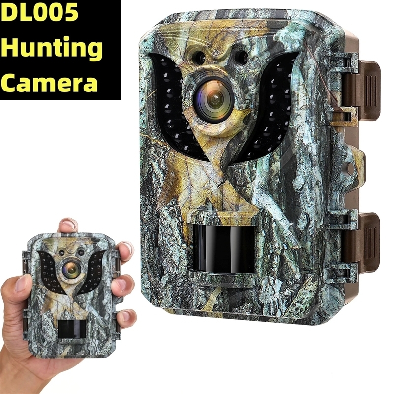 Mini Hunting Trail Camera 16MP 1080P HD Infrared Night Vision Waterproof Outdoor Motion Activated Wildlife Scouting Po Traps 240709