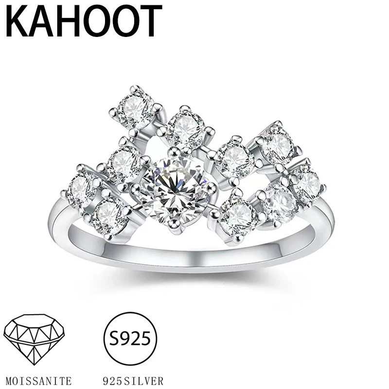 S925 Silver Ring Articles de ligne irrégulière à la mode et luxueux pour les robes assorties quotidiennes et Gife 250813
