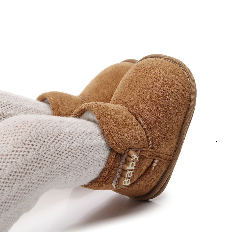 Baby Girls Boys Winter Ankle Boots Non-slip born Snow Shoes Soft Bottom Fleece Warm Flats Casual Toddler Infant Walking Shoes 250227