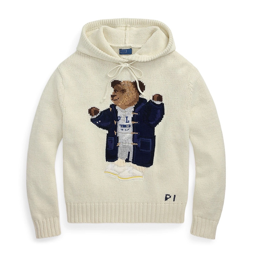 Designer Womens Pullairs Mesdames Tricoted Sweater Flag tendance hivernale Highend Coton Bear Bear Femmes pull-sweet Sweat à capuche à capuche en