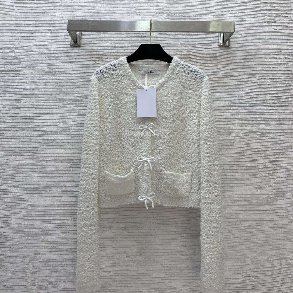 Women Knitwear Brand sweater Designer round collar knitting sweater Fashion womens sweaters wool blended yarn fabric cardigan jumper Sep 10