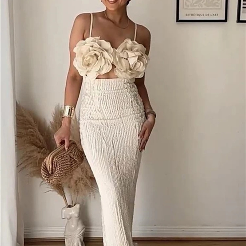 Weird Puss Patchwork Appliques Dress Women Sleeveless Sexy Backless 2025 Spring Summer Vacation Beach Stretch Party Long Bodycon 250121