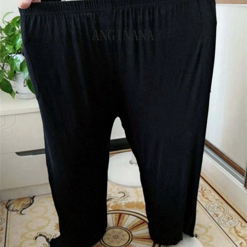 Large mens pants 15xl 240kg plus size 10xl 11xl 12xl summer high waist loose black blue stretch big sweatpants 56 58 60 62 240823