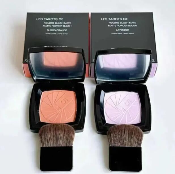 14g Tarots Matte Powder Blushes 2colors Blood Orange Lavender Face Cheek Blusher Highlighter Brand Beauty Cosmetics Blushes