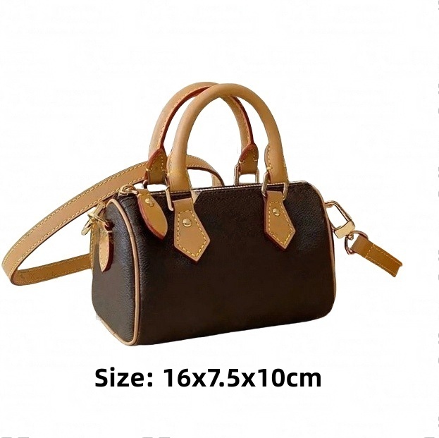 Designer Shoulder Bag handbag Classic Nano Brown flower Women's handbags Tote Bags Mini crossbody Bags wallet Hot selling classic styles
