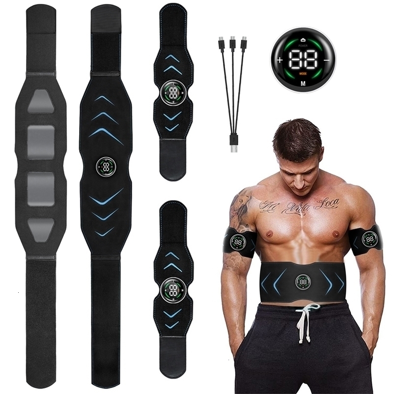 Core Abdominal Trainers Waist Abdominal Muscle Stimulator EMS Body Abs Slimming Belt Vibration Fitness Belts Weight Loss Arm Leg Workout Equiment 23