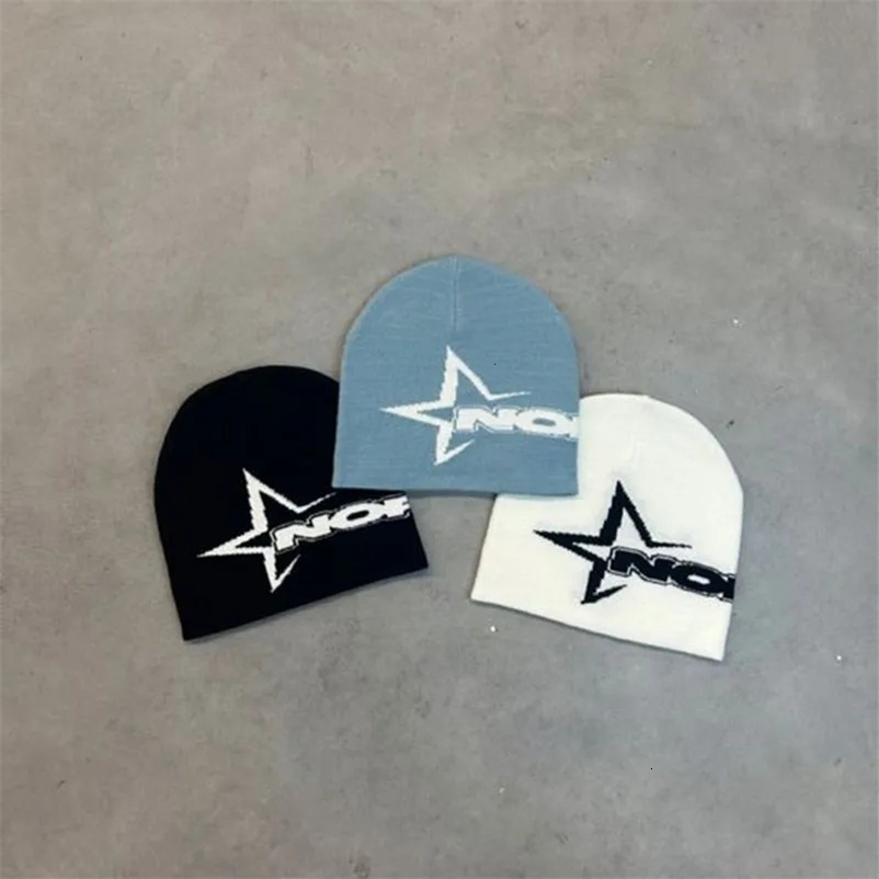 Beanie Skull Caps 2023 Knitting Beanies Hat Men Women Paragraph Quality Cap Y2K Warm Aesthetic Fashion Hundred Take Cold Hats 231216bj