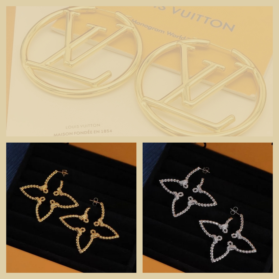 Boucles d'oreilles de créateurs à la mode luxueuses Femmes 18K Gol Slutvery Extravagant Bijoux Studes de marque 5cm Lettres de marque classiques