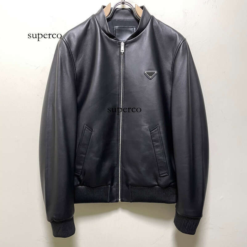 Men's plus size Outerwear Genuine Leather Coats Designer Jacket Varsity Jackets hoodie suit hooded casual fashion top quality wild breathable l