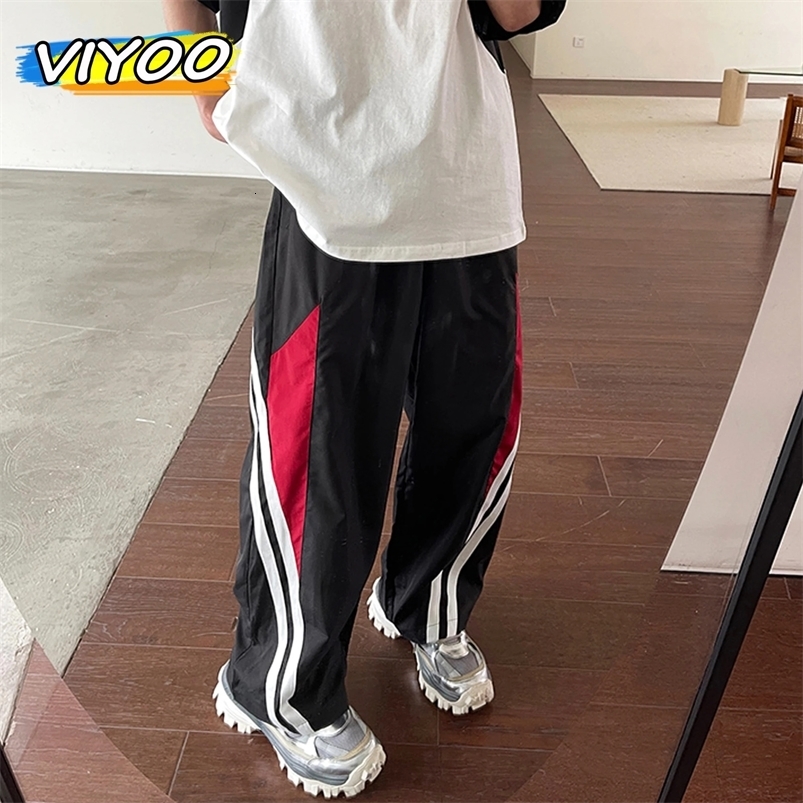 Womens Oversied Y2K Clothes Streetwear Cargo Jogging Wide Baggy Track Pants Korean Summer Clothing Tracksuits Techwear For Men 240708