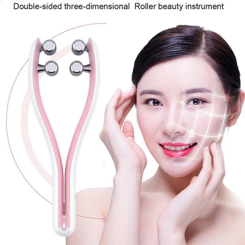 Face Lifting Roller Facial Massager Y Shape Lifting Facial Massager Chin Lift Up Home Use Beauty Instrument Skin Care Tool 250226