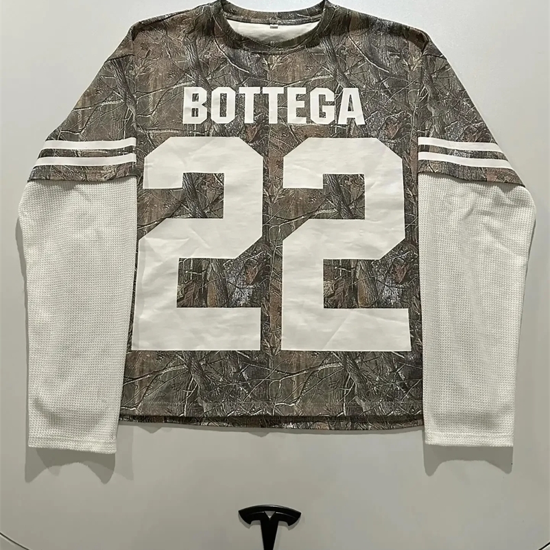 Y2K Women T Shirt Sports Shirt Male Gothic Oversize Camouflage Leaf pattern Long Sleeves T Shirt Hip Hop Sweatshirt Streetwear 241223bj