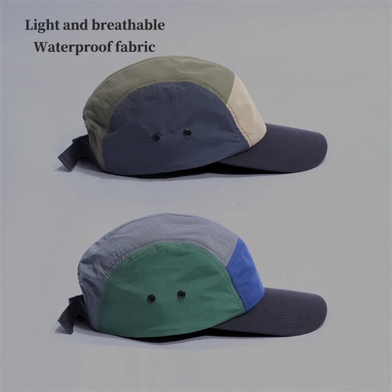 America Summer Hip hop Flat Baseball Cap for Men Women Hiking Camp Waterproof Cap Outdoors Sun Hat Fishing 5 Panel Cap 240518