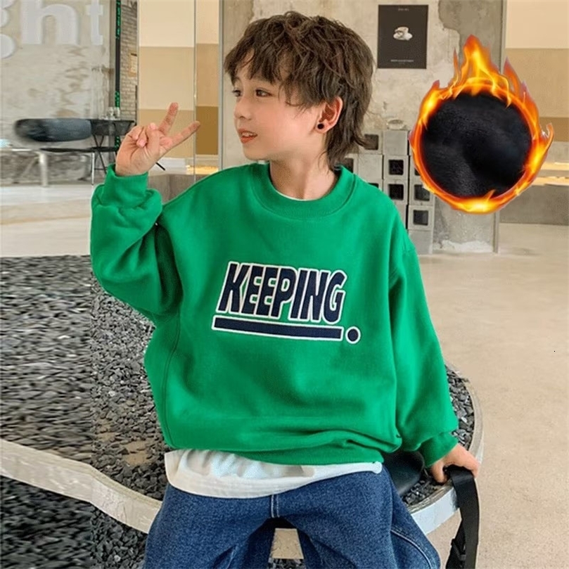 Hoodies Sweatshirts Childrens Spring Rabbit Cartoon Sweater Trendy And Handsome Clothes Big Boys Autumn Black Top 230919