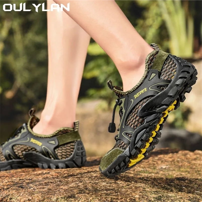 Breathable Sneakers Men Shoes Fashion Shoes For Men Climbing Hiking Shoes Outdoor Beach Wading Tenis Barefoot Sneakers 241228