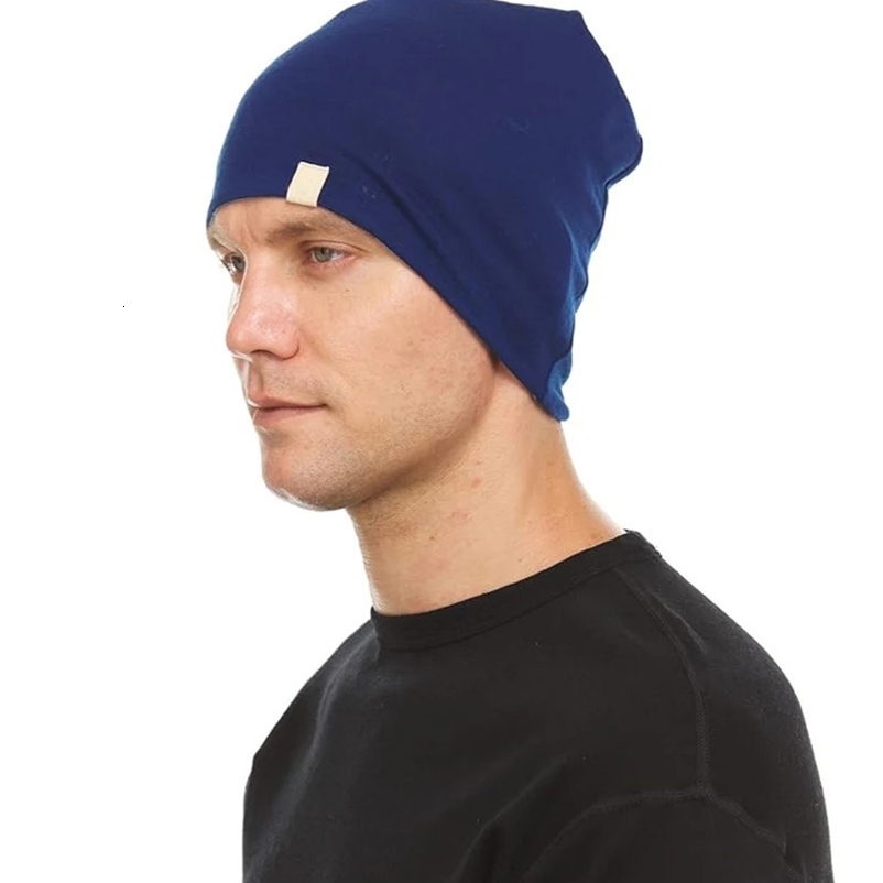 100% Merino Wool Ridge Cuff Beanie Unisex Warm Winter Hat Men Women Merino Wool Micro Weight Reversible Beanie Running Skiing 250120bj