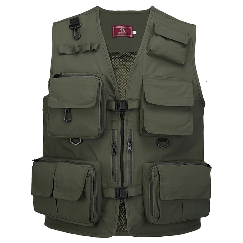 Life Vest Buoy Ultralight Fishing Pography Vest Summer Multi Pockets Mesh Jackets Quick Dry Waistcoat Summer Mesh Vest Fishing Vest for Men 231201