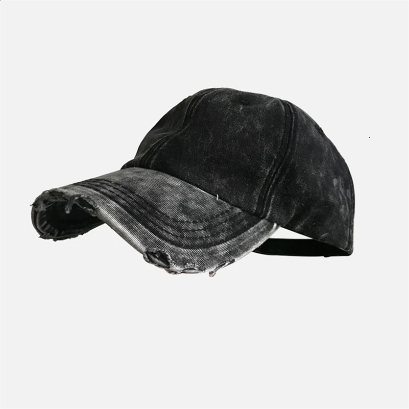 Tie-Dyed Japan Yabi Washed Denim Cotton Baseball Cap Men Women Bone Soft Material Y2K Dad Hat Trucker Caps Gorras 250206