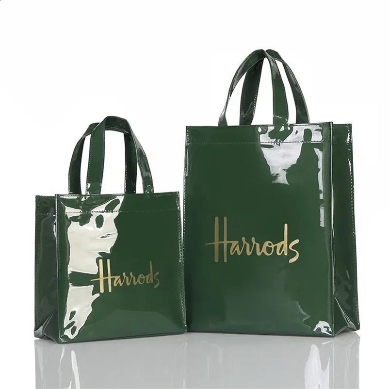 Fashion Style Jelly Handbag for Women Eco Friendly Flower Tote Shopping Bag Reusable Waterproof PVC Shoulder Shopper Bag 250221bj