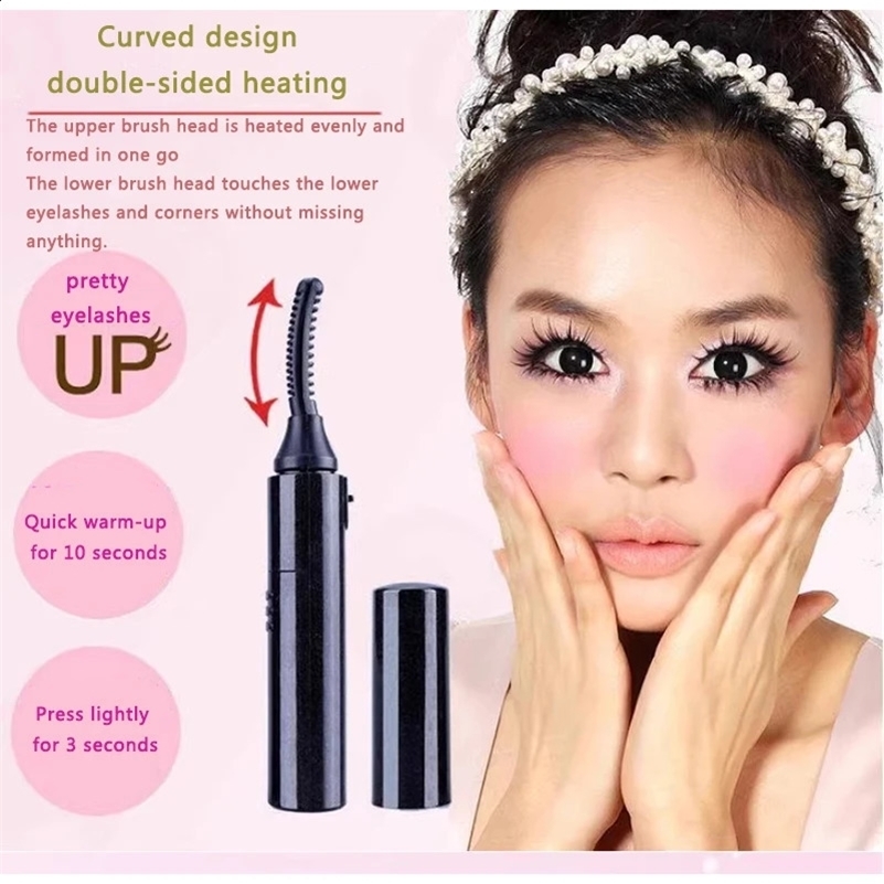 Long-Lasting Portable Electric Eyelash Curler with Heated Technology - Perfect Gift for Women and Girls 241217
