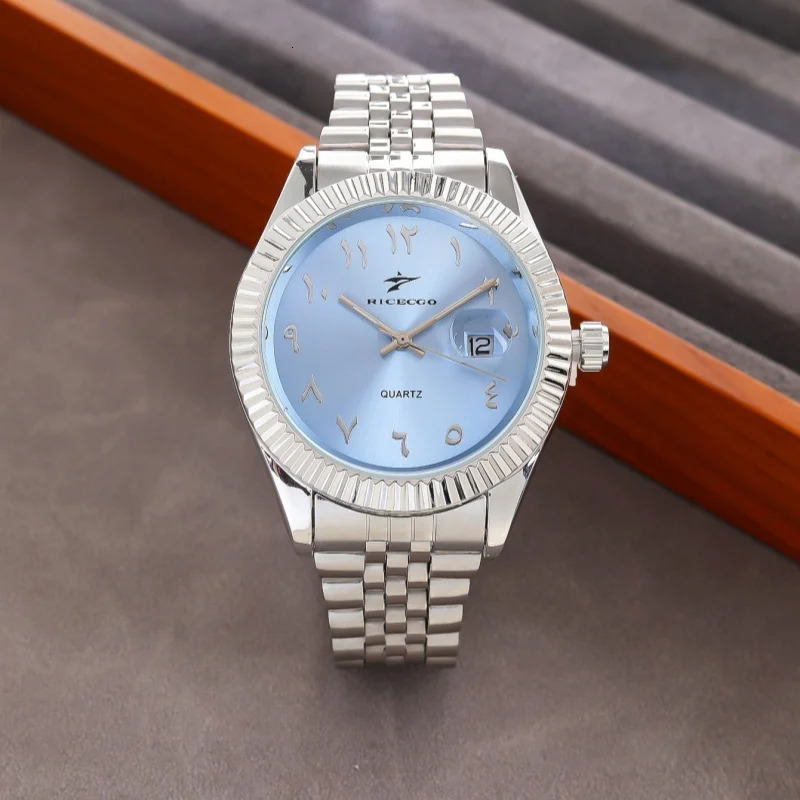 Men Date Watches Calendrier décontracté haut de gamme Business en acier inoxydable Horloge de bracelet Sport en acier inoxydable Corloge 250812
