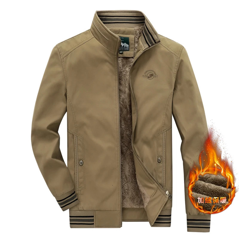 fleece warm Zipper jackets Top Mens Fashion Jacket Fleece Thickened Warm Baseball Autumn And Winter coats men 250807
