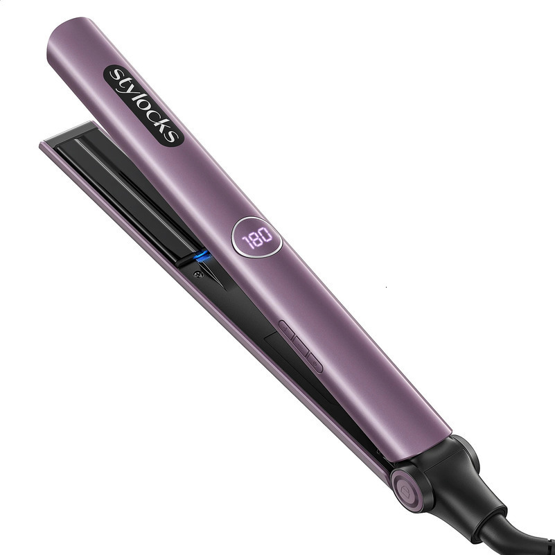 Stylocks Flat Iron 2-in-1 instant heating professional beauty tool with adjustable temperature hair peeler with digital display 250322