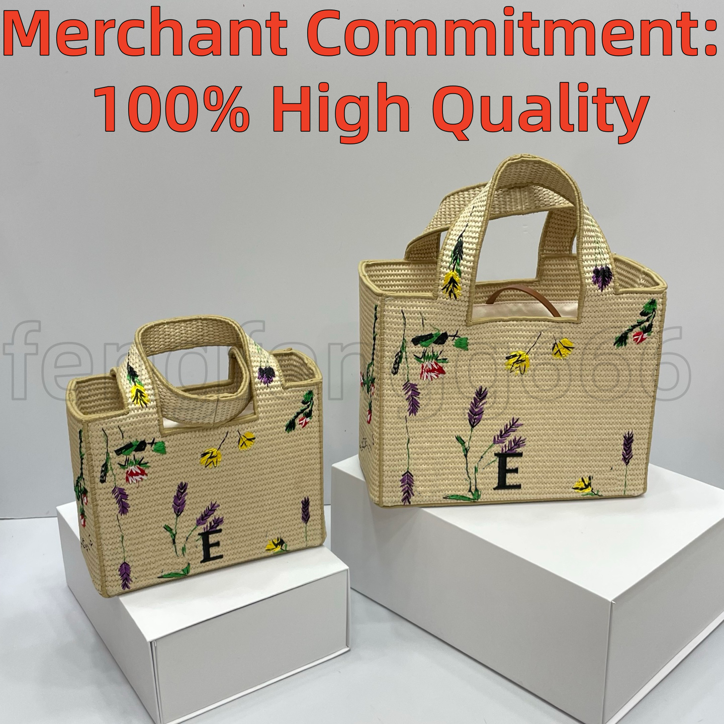 10A Designer bags Luxury handbags Raffias Font Tote bag Womens mens summer straw weave bag fashion Shoulder Basket bag high quality Linen woven beac