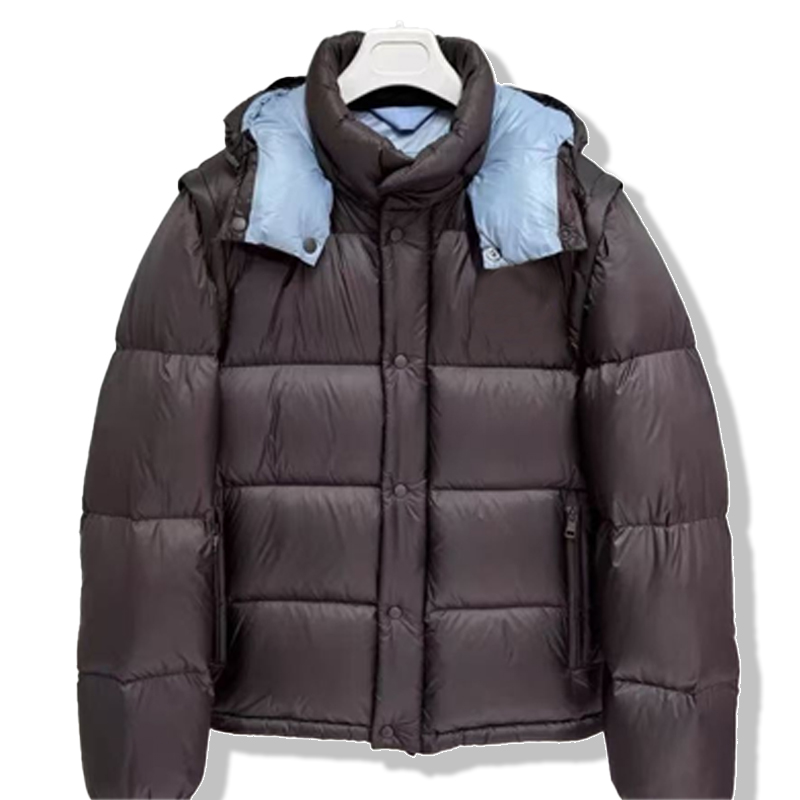 Designer jacket coat puffer jacket hooded mens coat bodywarm thick jacket Topstoney womens fashion style with detachable Jacket vest