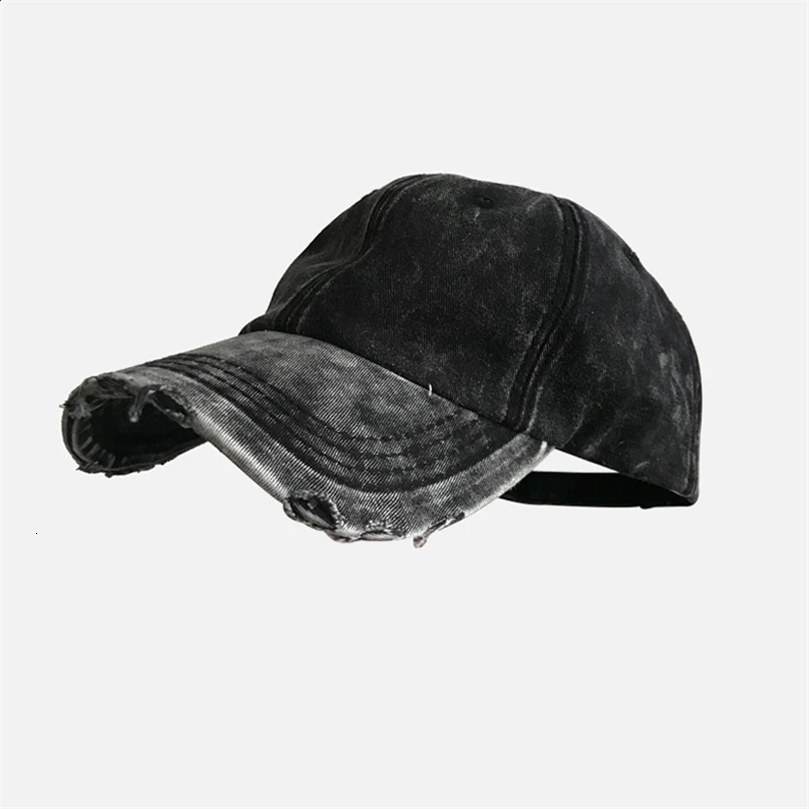 TieDyed Japan Yabi Washed Denim Cotton Baseball Cap Men Women Bone Soft Material Y2K Dad Hat Trucker Caps Hats 250313