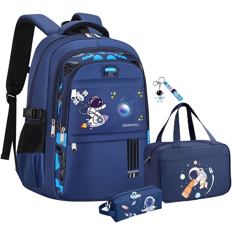 Astronaut Bookbags Cute Lightweight School Backpack for Boys Elementary Student Backpack Lunchbox School Child Schoolbag Set 250121