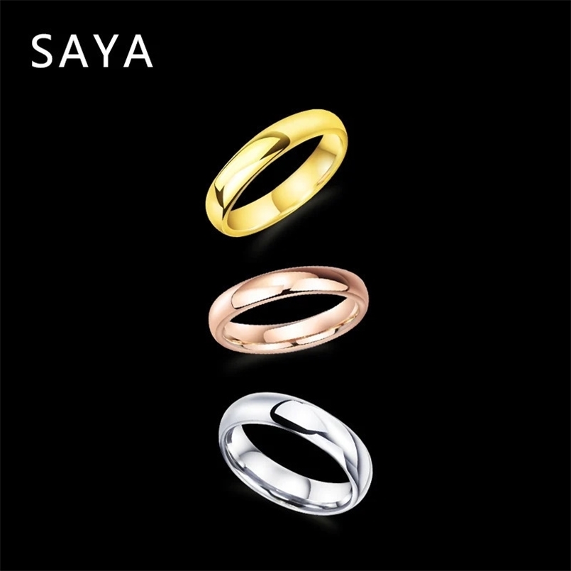 Classic Tungsten Wedding Rings for Women Men Engagement Gift Jewelry Dome Polished Band Customized Engraving NameFress 241202