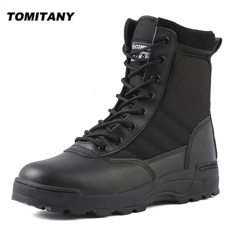 Tactical Boots Men Boots Special Force Desert Combat Boots Outdoor Hiking Boots Ankle Shoes Men Work Safty Shoes 240808bj