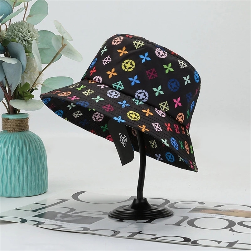 Summer Unisex Harajuku Bucket Hat Graffiti Women Men Fishing Fisherman Hat Autumn Outdoor Panama Hip Hop Cap for Bob Femme Gorro 240518