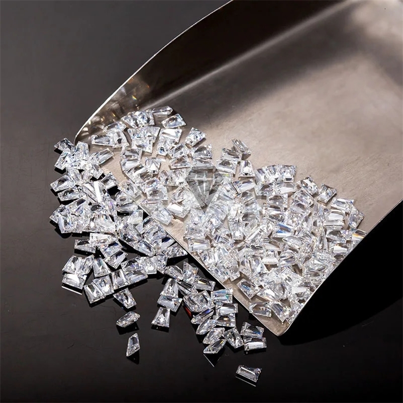 HMJ Loose Trapezoid Step Cut D Color VVS1 Excellent Diamond for Custom Clarity Engagement Jewelry Making with GRA 240106bj