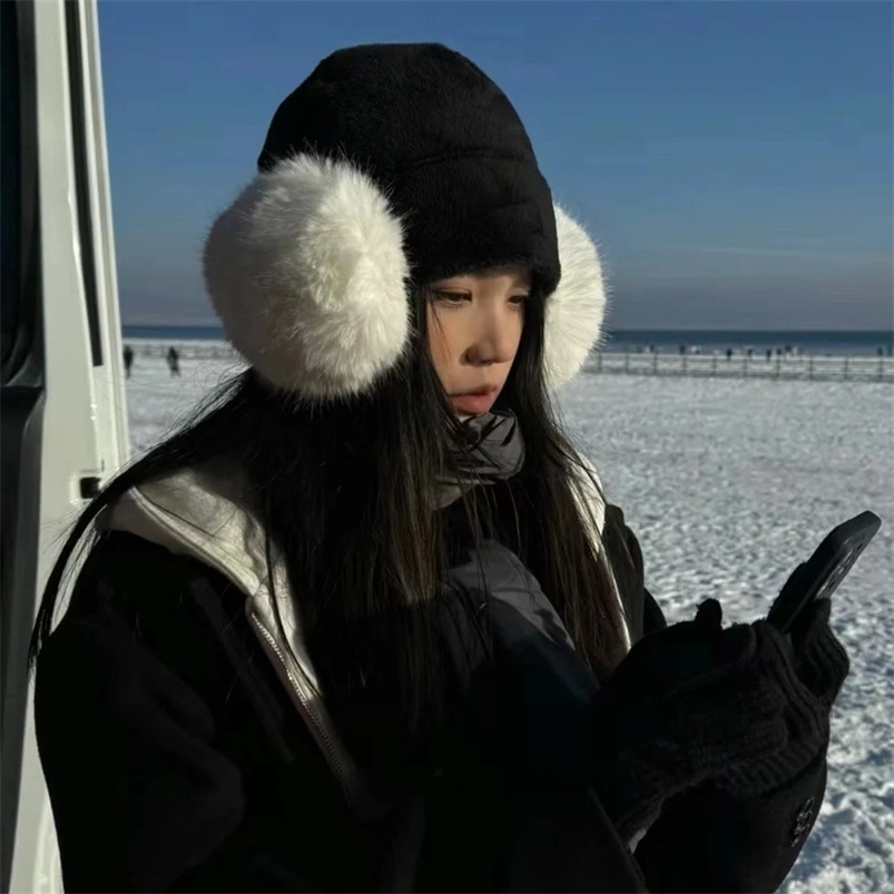 1pcs Soft Plush Ear Warmer For Women Men Winter Warm Earflap Outdoor Cold Protection EarMuffs Ear Cover Earmuffs 2024 In 240930