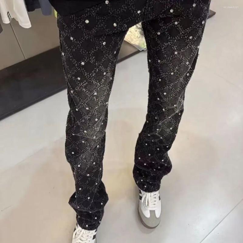 Men's Jeans Y2K Multiple Pockets Baggy Cargo 2025 Vintage And Women's Loose Straight Leg Hip Hop Pants