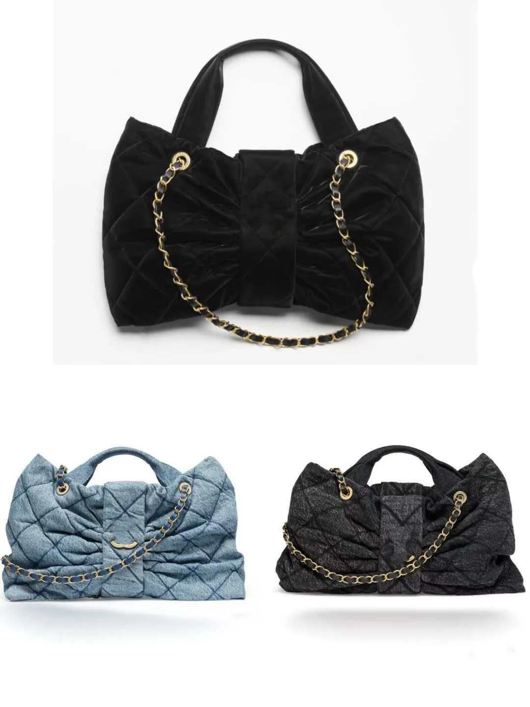 10A luxury high quality designer fashion shoulder bags women purses crossbody designer bag woman handbag 25C Autumn and Winter Runway Show Bowknot B