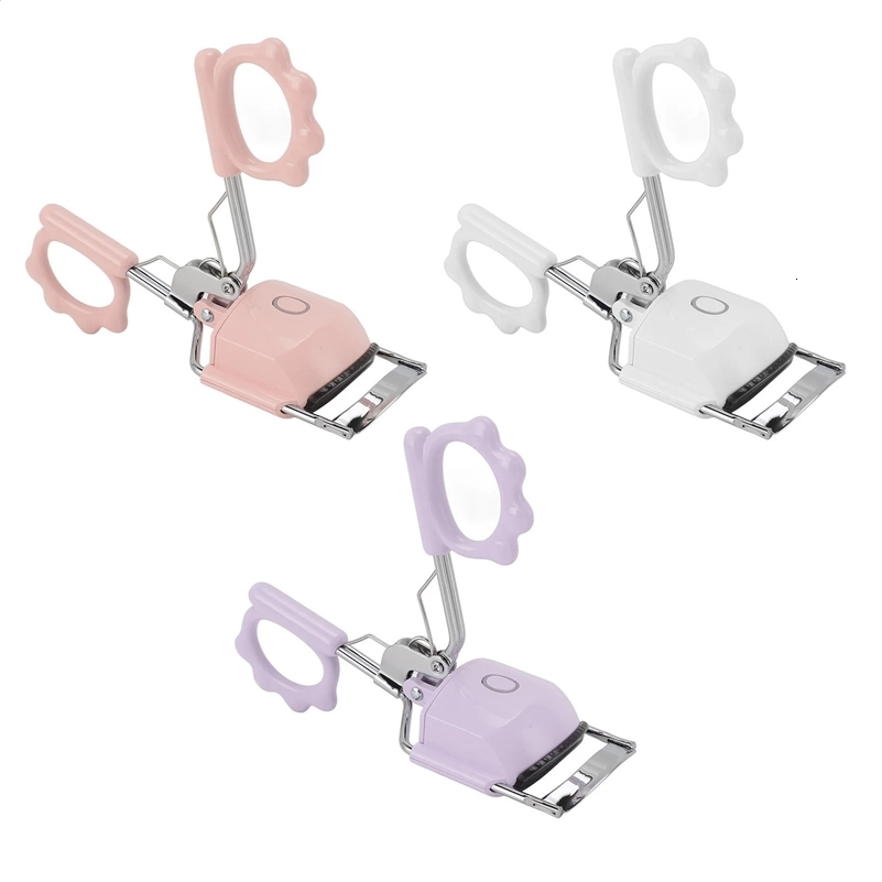 Heated Eyelash Curler Fast Preheating Heating Eyelash Curler 2 Modes Long Lasting Curls Type C Charging Anti Burn for Home Use 241217