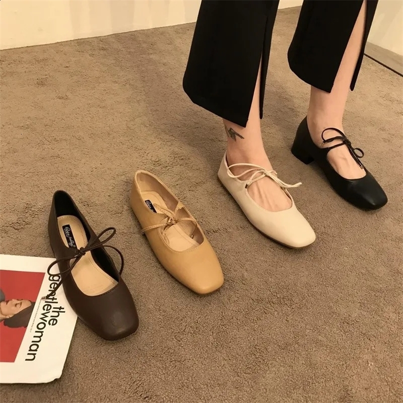 Bailamos Women Casual Flats Comfortable Soft Boat Shoes Loafers Ballerina Shallow Round Toe Ballet Flat Shoes Women Slip On Side 250118
